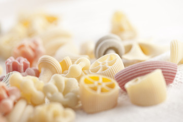 Obraz na płótnie Canvas Italian handmade raw pasta
