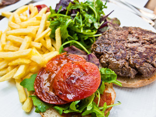 Delicious juicy steak beef meat