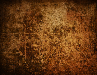 Brown grungy wall