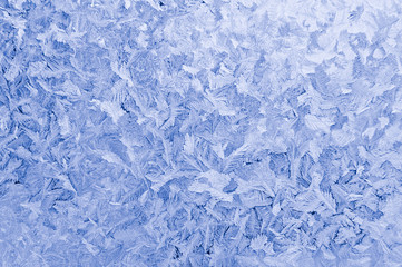 Obraz na płótnie Canvas Frozen glass winter background
