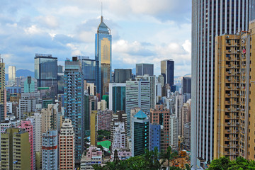 Fototapeta na wymiar Hong Kong budynek