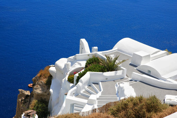 Santorini village