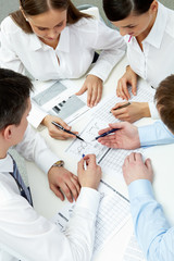 Obraz premium Working with financial data