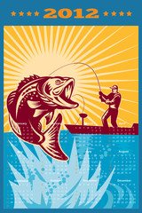 Fly Fishing Calendar 2012 Largemouth Bass