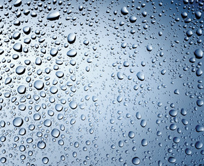 Water drops background with copy space