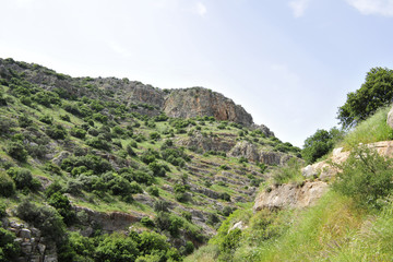 Fototapeta na wymiar Wadi Amud w Galilei, Izrael.