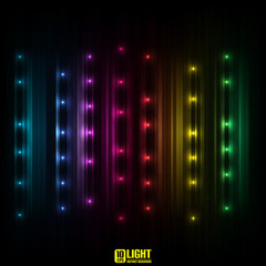 Light. Abstract background. Vector illustration (eps10).