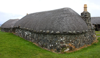 A Traditional Scottish Stone Built Croft Cottage. © daseaford