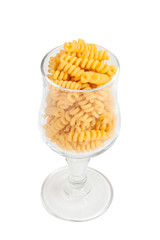 Macaroni in a glass