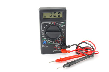 Multimeter over white