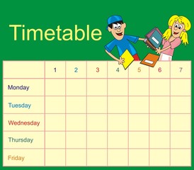Timetable - students