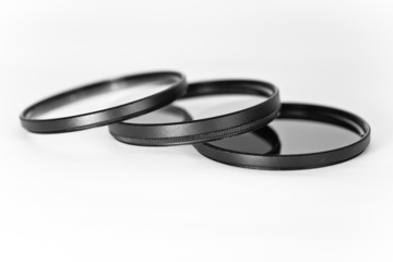 photographic filter, polariser, UV, neutral density isolated
