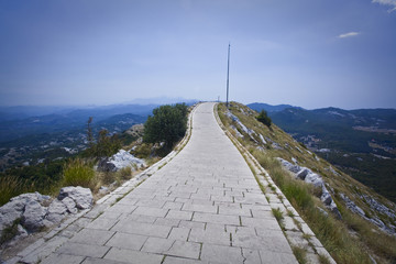 mountain path in montenegro national park