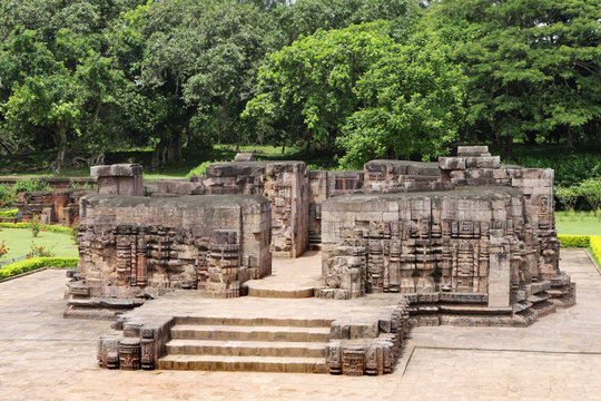 Entrance of Mayadevi temple from II level porch of Sun temple
