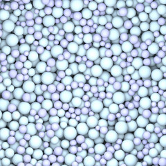 many pearls in pink and blue