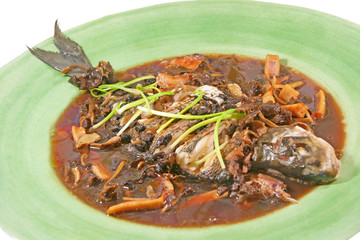 Steamed fish
