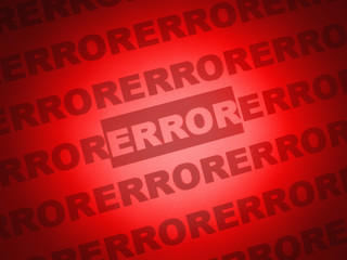 Error - Fehlermeldung