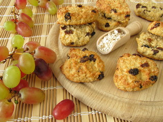 Rosinen-Haferflockenkekse