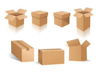 Fototapeta premium vector boxes