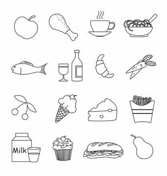 food and drink icons