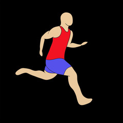 Man running