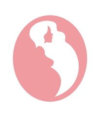 Pregnant woman logo