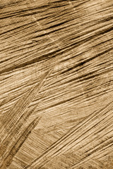 Detail of wooden cut texture - rings and saw cuts