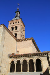 Fototapeta na wymiar Church of San Martin Segovia, Spain