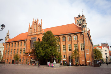 Obraz premium Old Town Hall-monument Unesco in Toruń, Poland