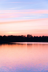 Obraz premium Pink sunset