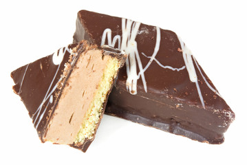souffle biscuit in chocolate