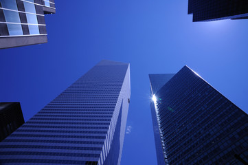 Obraz na płótnie Canvas High-rise building of New York