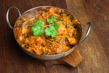 Indian Chicken Saag Massala Curry