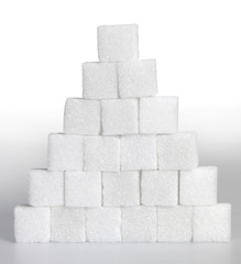 lump sugar pyramid