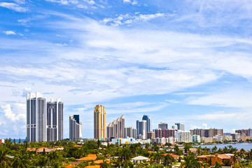 Fototapeta premium Skyline of the city of Miami, Florida.