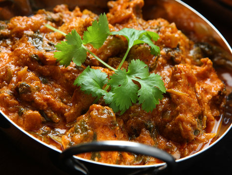 Indian Chicken Saag Massala Curry