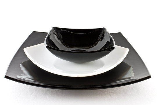 Black white ware