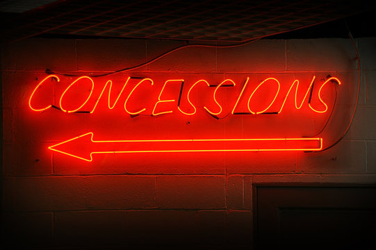 Concessions Neon Sign