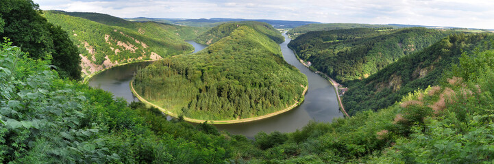 Panoramafoto Saarschleife