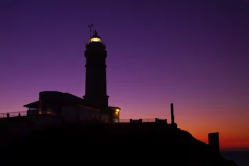 Papier Peint photo Phare Lighthouse (Cantabria-Spain)