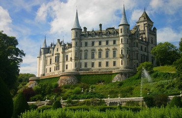 Fototapeta na wymiar Dunrobin Zamek w Szkocji