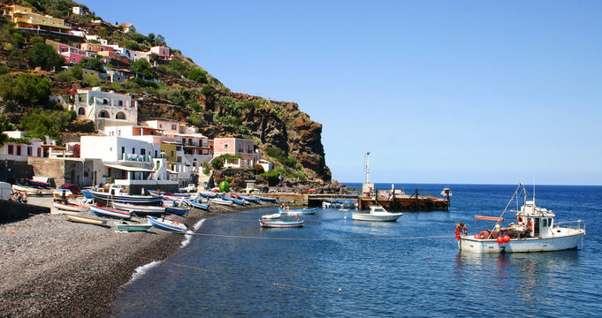 Alicudi seaside and haven