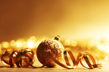 golden christmas background