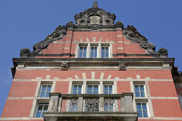 Fototapeta na wymiar Feuerwache Admiralitätsstraße, Hamburg