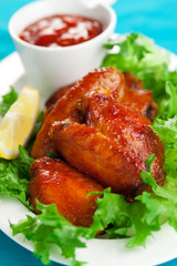 Spicy chicken wings