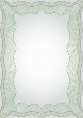 Guilloche vector frame