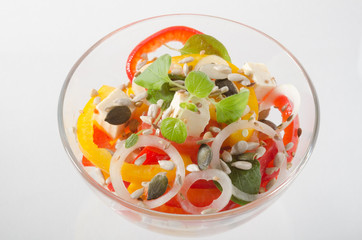 Salat in einer Schale