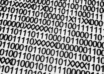 Einsen und Nullen mit X dazwischen