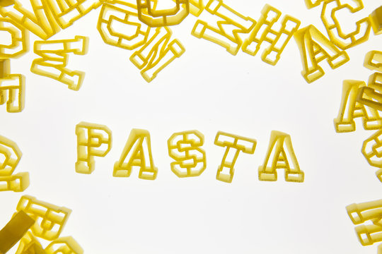 pasta in lettere
