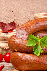 Hausgemachte polnische Wurst (Swojska)